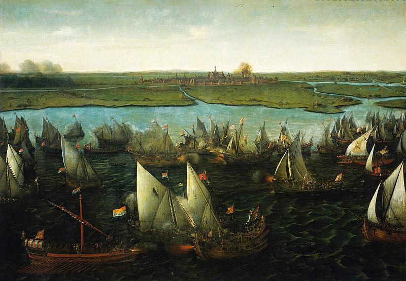 Hendrik Cornelisz. Vroom Battle of Haarlemmermeer, 26 May 1573 China oil painting art